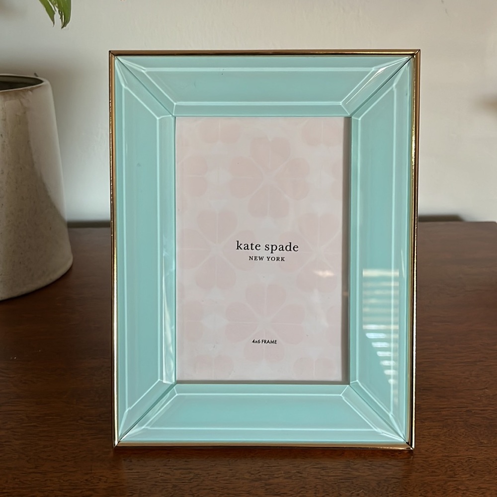 Kate Spade Lenox 4x6 Picture Frame Blue